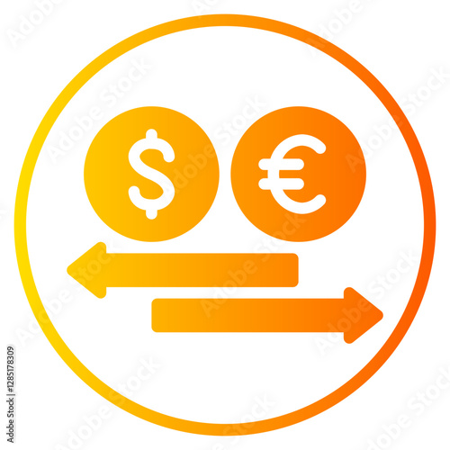 exchange gradient icon