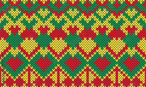 Seamless printable knitting patterns, wallpapers, ultra-high resolution raster illustrations, print-on-demand patterns