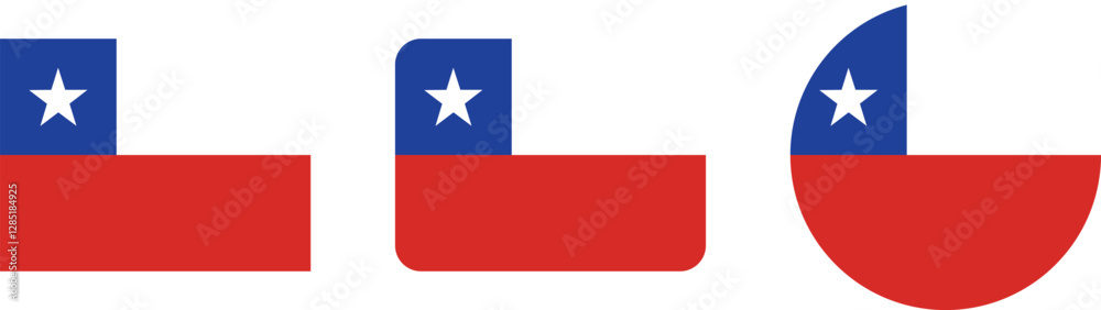 Different Shapes of the Flag of Chile