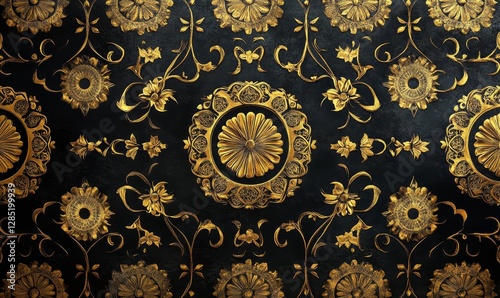 dramatic stormy night at sea with a ship braving the towering waves and lightning illuminating the scene, Generative AI