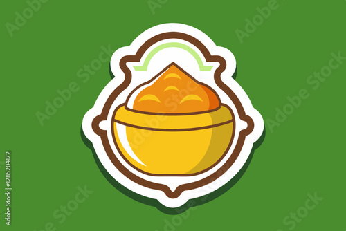 Ghee Sticker Design. AI-Generated Premium Ghee Sticker Design – Modern, Vintage & Luxury Ghee Label for Organic Dairy Packaging & Branding