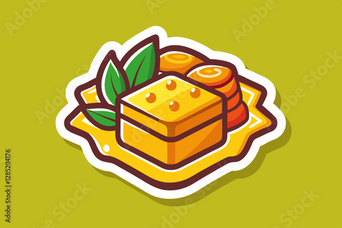 Ghee Sticker Design. AI-Generated Premium Ghee Sticker Design – Modern, Vintage & Luxury Ghee Label for Organic Dairy Packaging & Branding