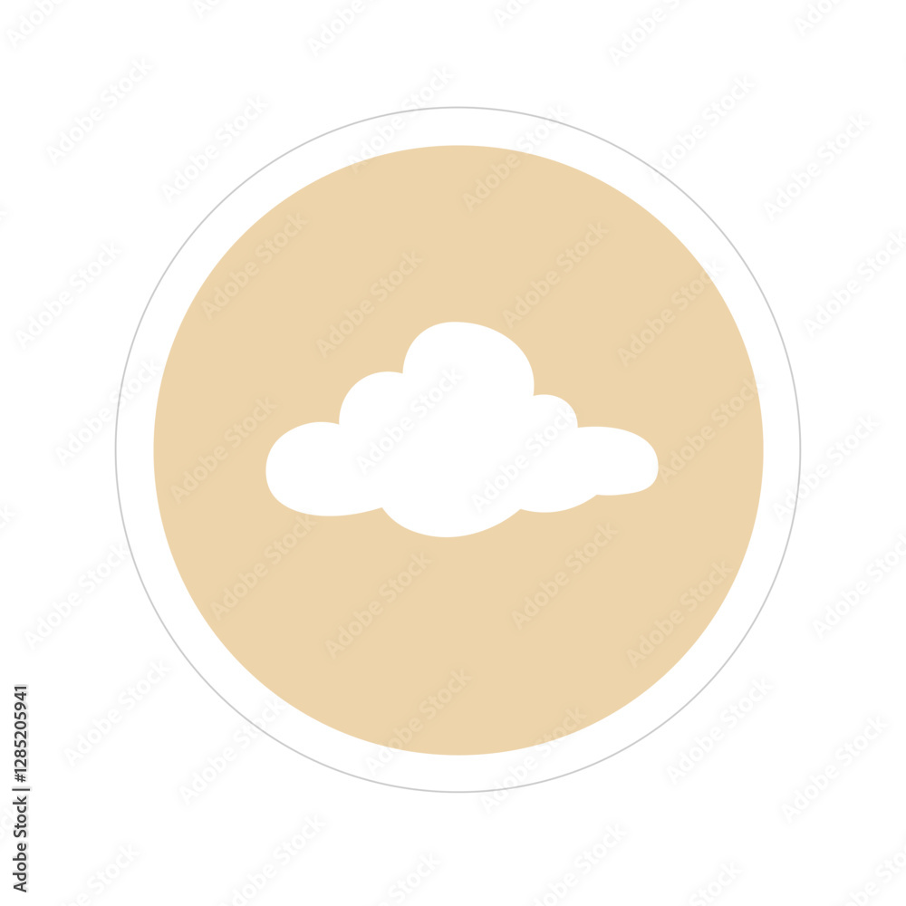 cloud computing icon on a white background cloud computing icon on a white background