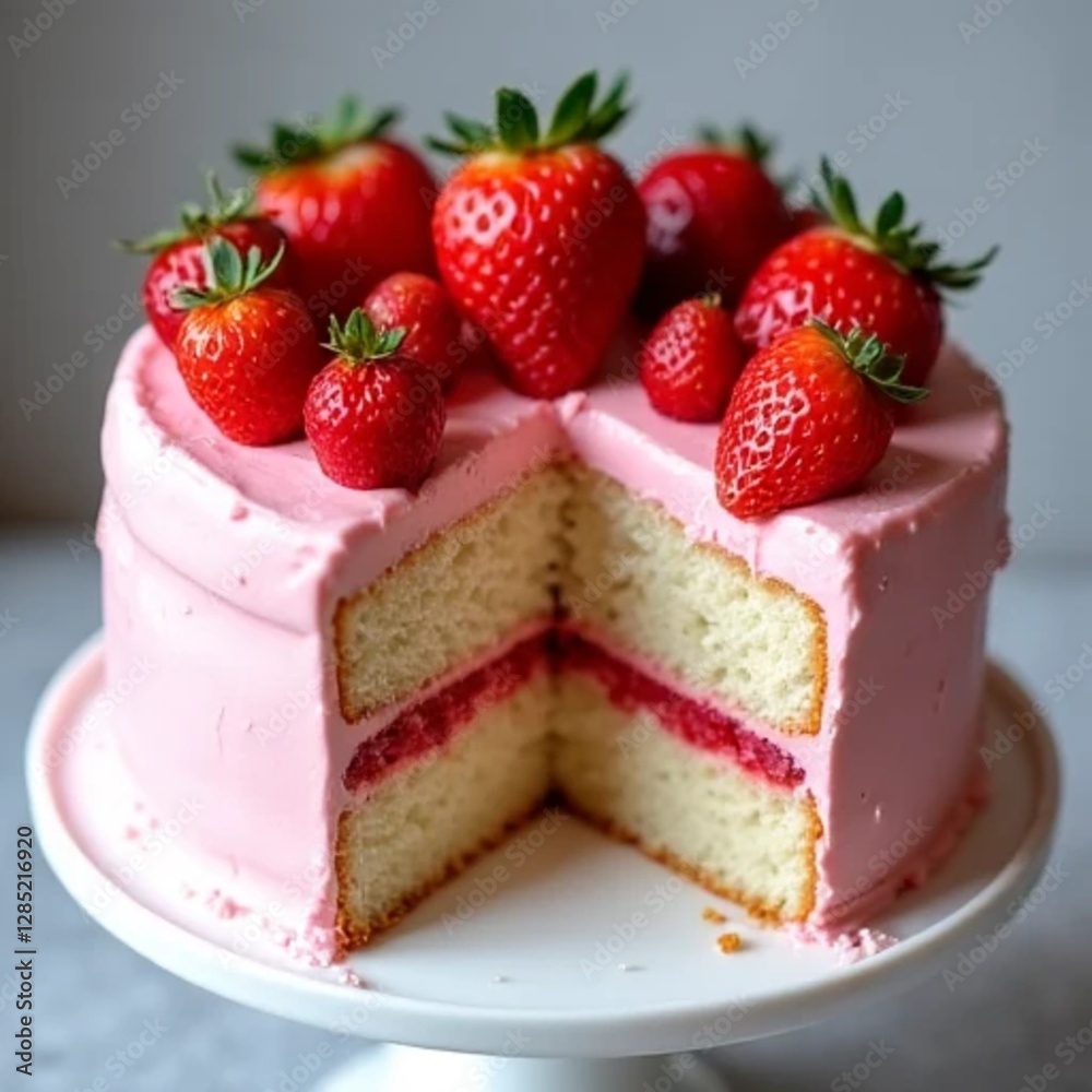 cheesecake with strawberry