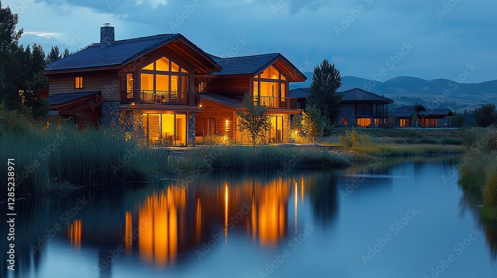A dream house represents a significant financial investment and the achievement of home ownership. A dream house represents a significant financial investment and the achievement of home ownership.