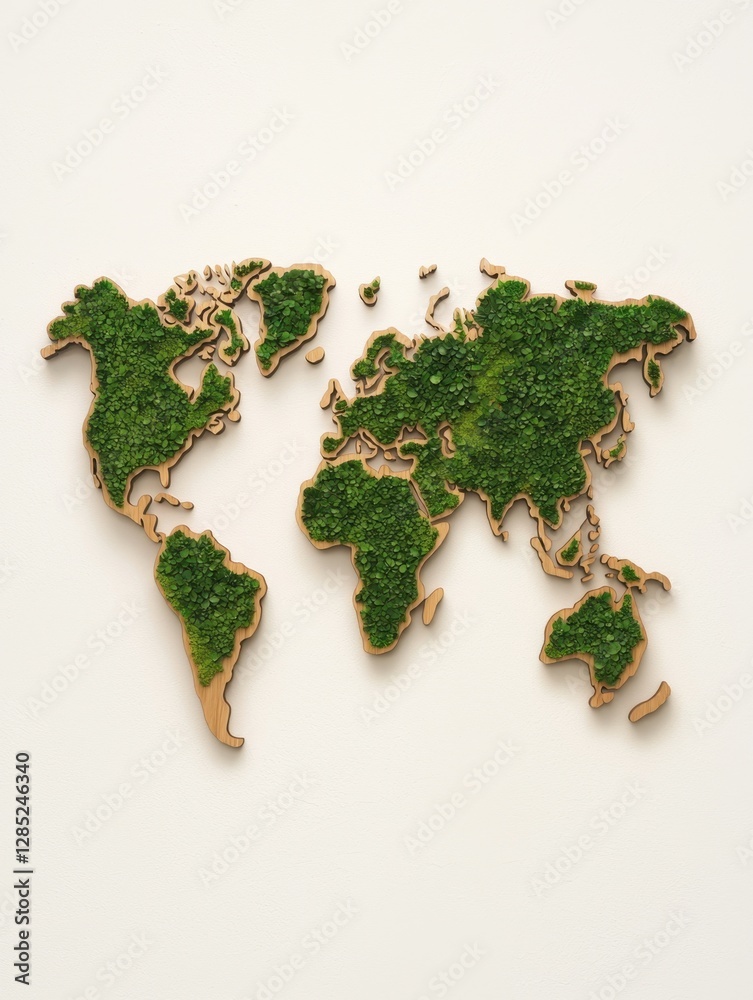 global sustainability World map design featuring greenery, symbolizing nature and sustainability. global sustainability World map design featuring greenery, symbolizing nature and sustainability.