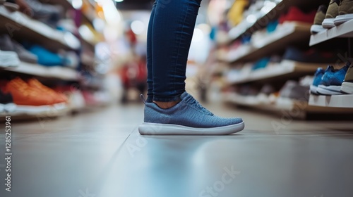Obraz na płótnie Foot health with proper footwear choice. Featuring support and protection w salonie