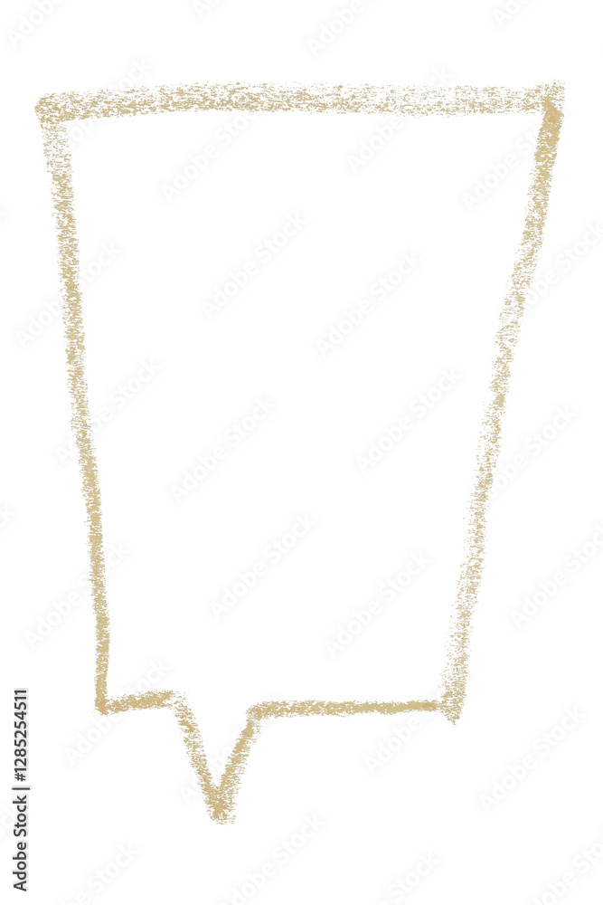 Naklejka premium Separate light brown speech bubbles on transparent background.