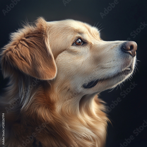 golden retriever portrait