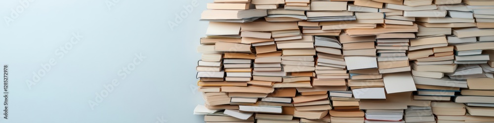 Minimalist Book Wall Aesthetic Stacked Paperback Collection for Creative Workspaces Innovative Library Decor and Literary Themed Interior Design for Modern Spaces Minimalist Book Wall Aesthetic Stacked Paperback Collection for Creative Workspaces Innovative Library Decor and Literary Themed Interior Design for Modern Spaces