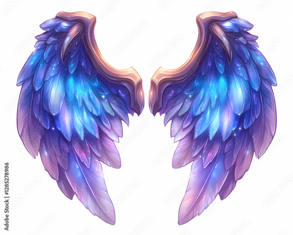 Fototapeta premium Cosmic Wings Fantasy Design Game Art