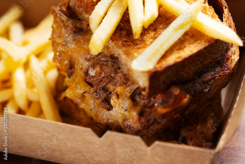 pulled beef sandwich
