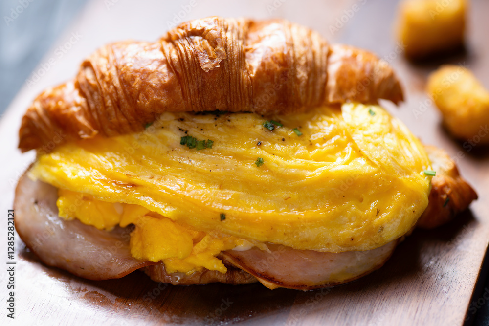 omelette croissant