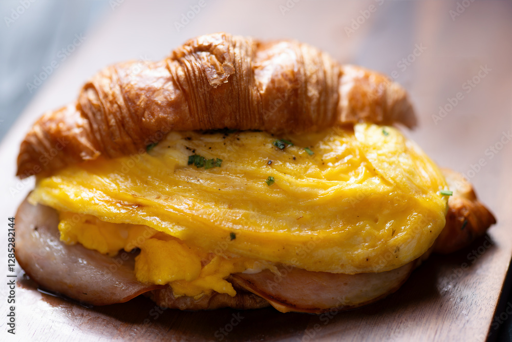 omelette croissant
