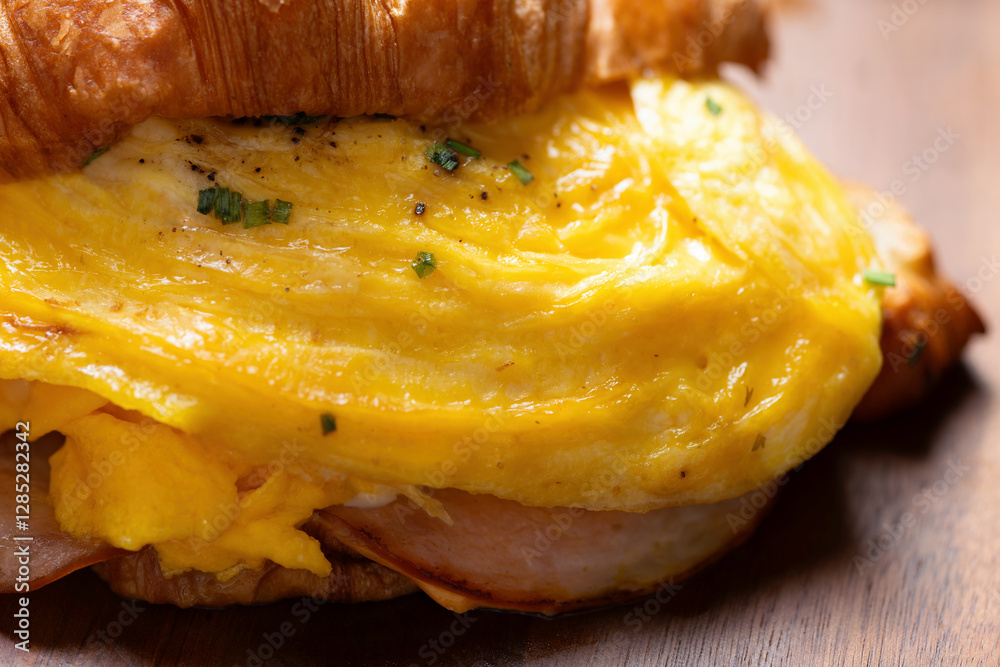 omelette croissant
