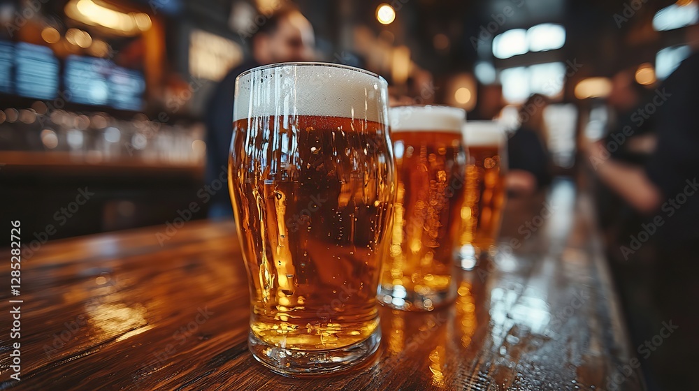 A group of happy friends are toasting their beer mugs together in celebration at Oktoberfest. A group of happy friends are toasting their beer mugs together in celebration at Oktoberfest.