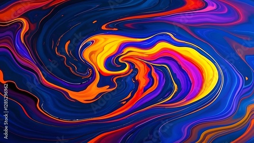 Fluid dynamic background photo