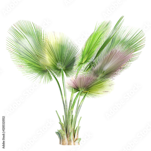 3d illustration of Copernicia Plant isolated on transparent canvas