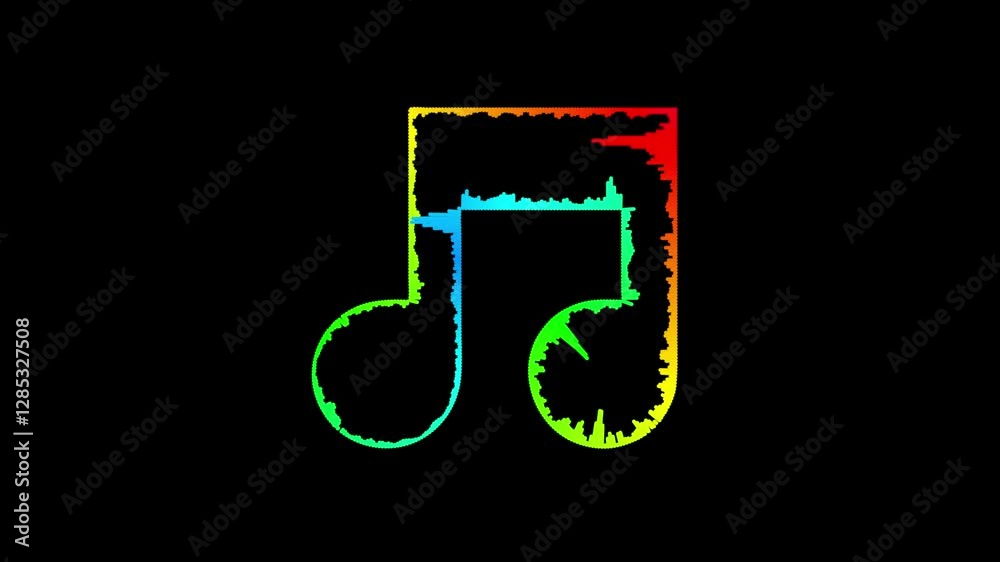 Waveform Audio Spectrum Equalizer Animation. Sound Wave Animated In Black Background. rgb sound wave moving animation with dark background Waveform Audio Spectrum Equalizer Animation. Sound Wave Animated In Black Background. rgb sound wave moving animation with dark background