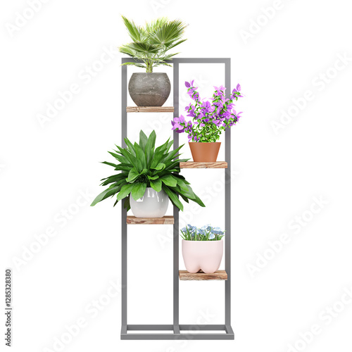 Modern Design Metal Multi-Tiered Rectangle Plant Stand