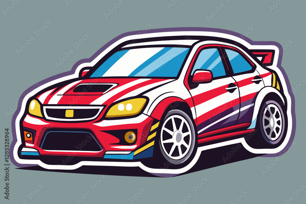 Fototapeta premium Car Sticker Design