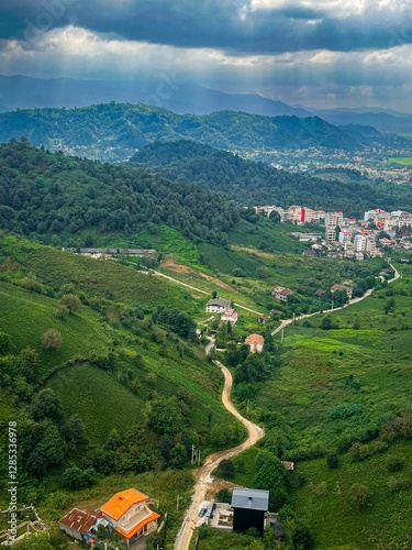 village in the mountains