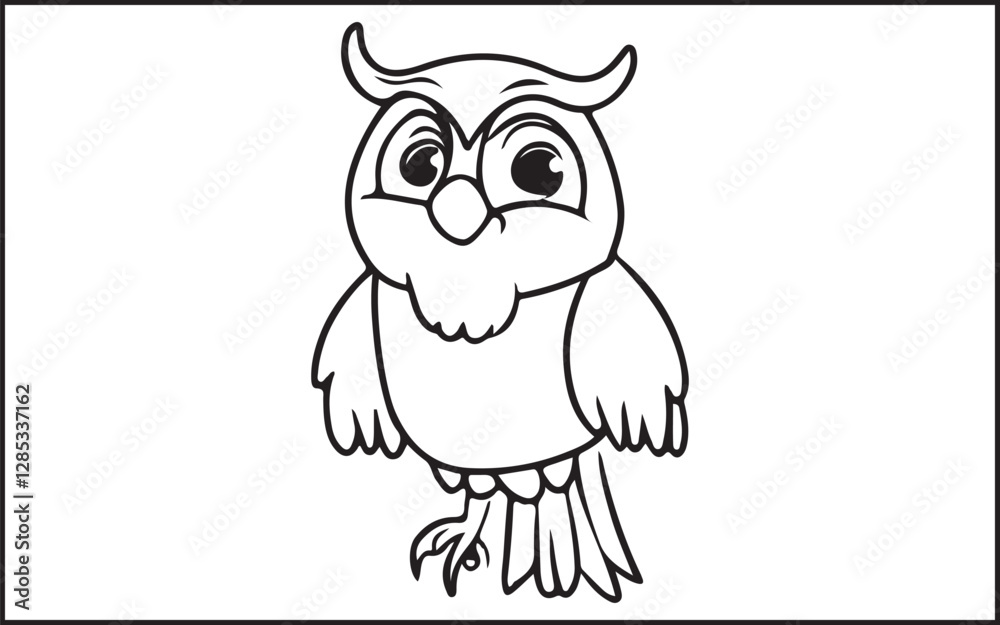 Fototapeta premium owl on a branch