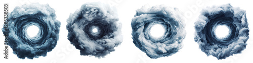 Dramatic Swirling Clouds in Ominous Stormy Sky Surreal Abstract Natural Phenomenon with Powerful Mysterious and Captivating Atmosphere  Conceptual Digital Art Background