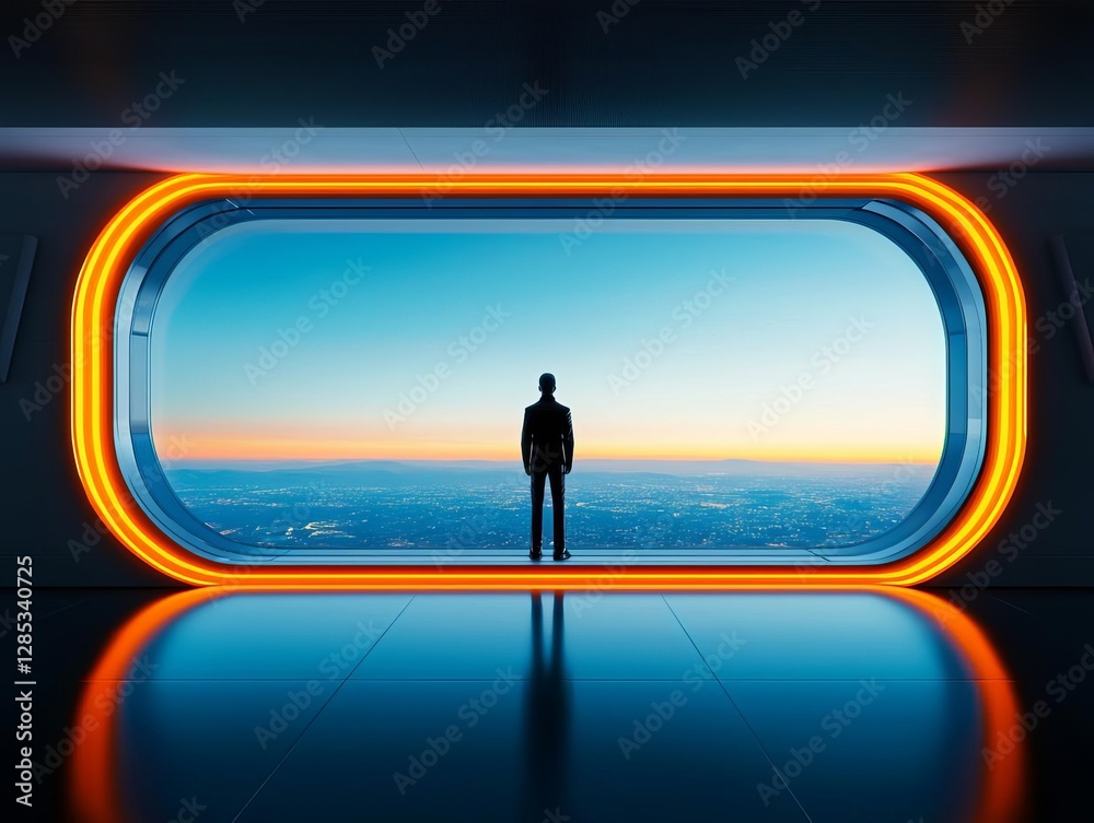 Obraz premium Modern technologydriven approach to technology tone in a futuristic environment