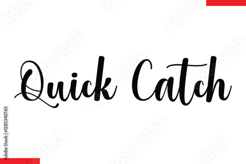 Quick Catch Design sale typography Text