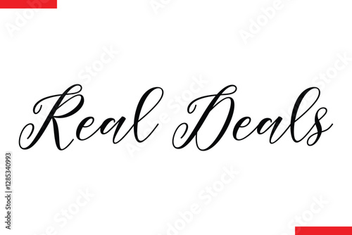 Real Deals Design sale typography Text