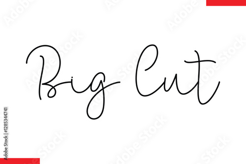 Big Cut Design sale typography Text