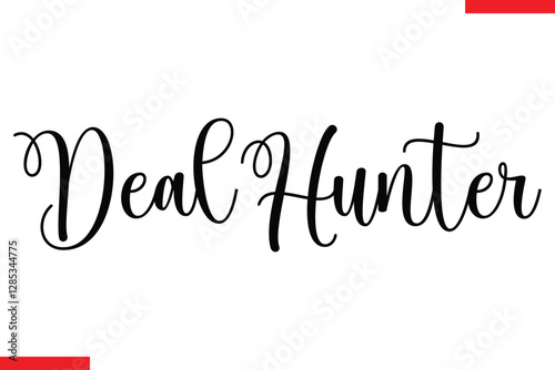 Deal Hunter Design sale typography Text