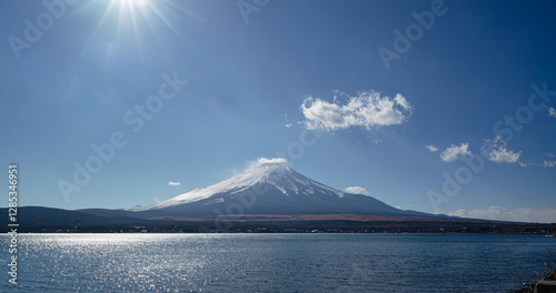 Wallpaper Mural Landscape of Fuji mountain at lake yamanaka,Japan	
 Torontodigital.ca