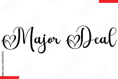 Major Deal Design sale typography Text