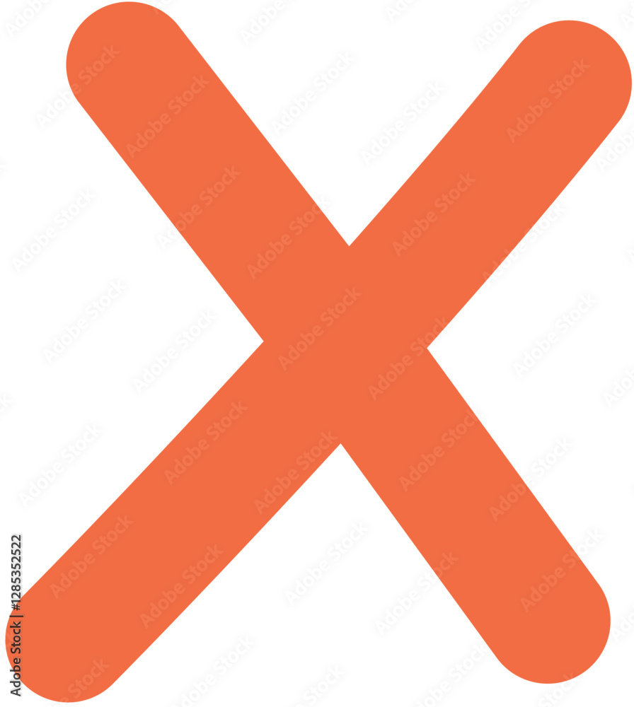 Obraz premium alphabet X doodle 