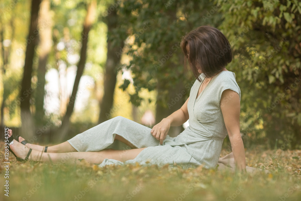 Portrait of a young beautiful girl in nature. Portrait of a young beautiful girl in nature.