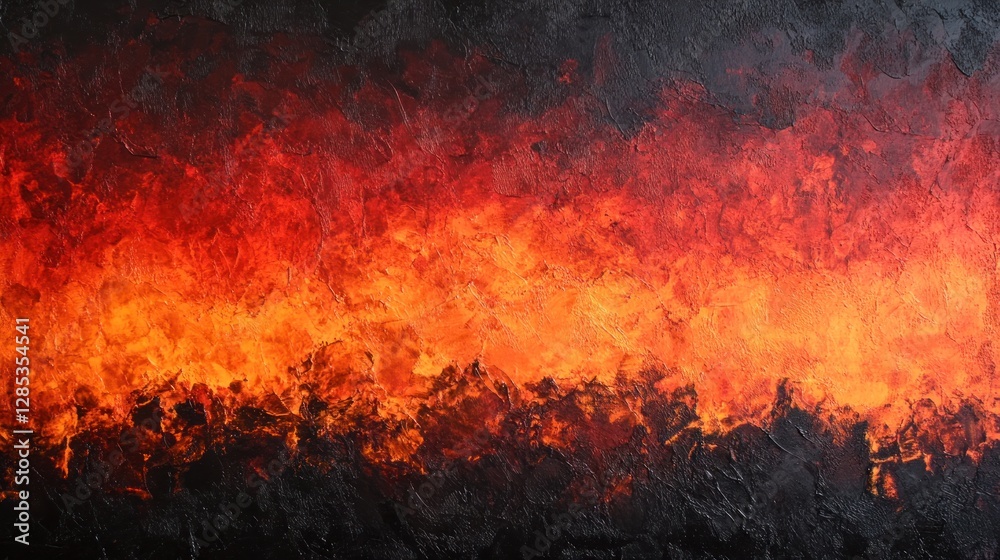 Abstract Flame-Inspired Artwork Depicting Fiery Hues and Dynamic Textures Abstract Flame-Inspired Artwork Depicting Fiery Hues and Dynamic Textures