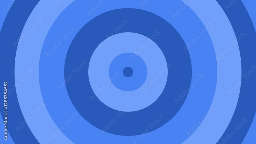 blue circles background animation loop 4K video  or backdrop seamless motion video background