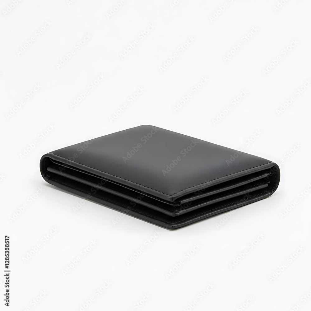Durable Black Leather Trifold Wallet for Men Durable Black Leather Trifold Wallet for Men