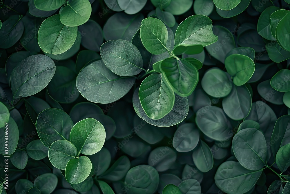 Ultra Quality Picture of Close Up of Green Pennyworth Leaves Background Ultra Quality Picture of Close Up of Green Pennyworth Leaves Background