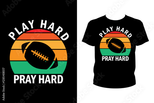 Play hard pray hard - Art files for Cricut and Silhouette. You can edit them with Adobe Illustrator.