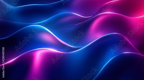 Wallpaper Mural A gradient background with dark blue and purple colors Torontodigital.ca