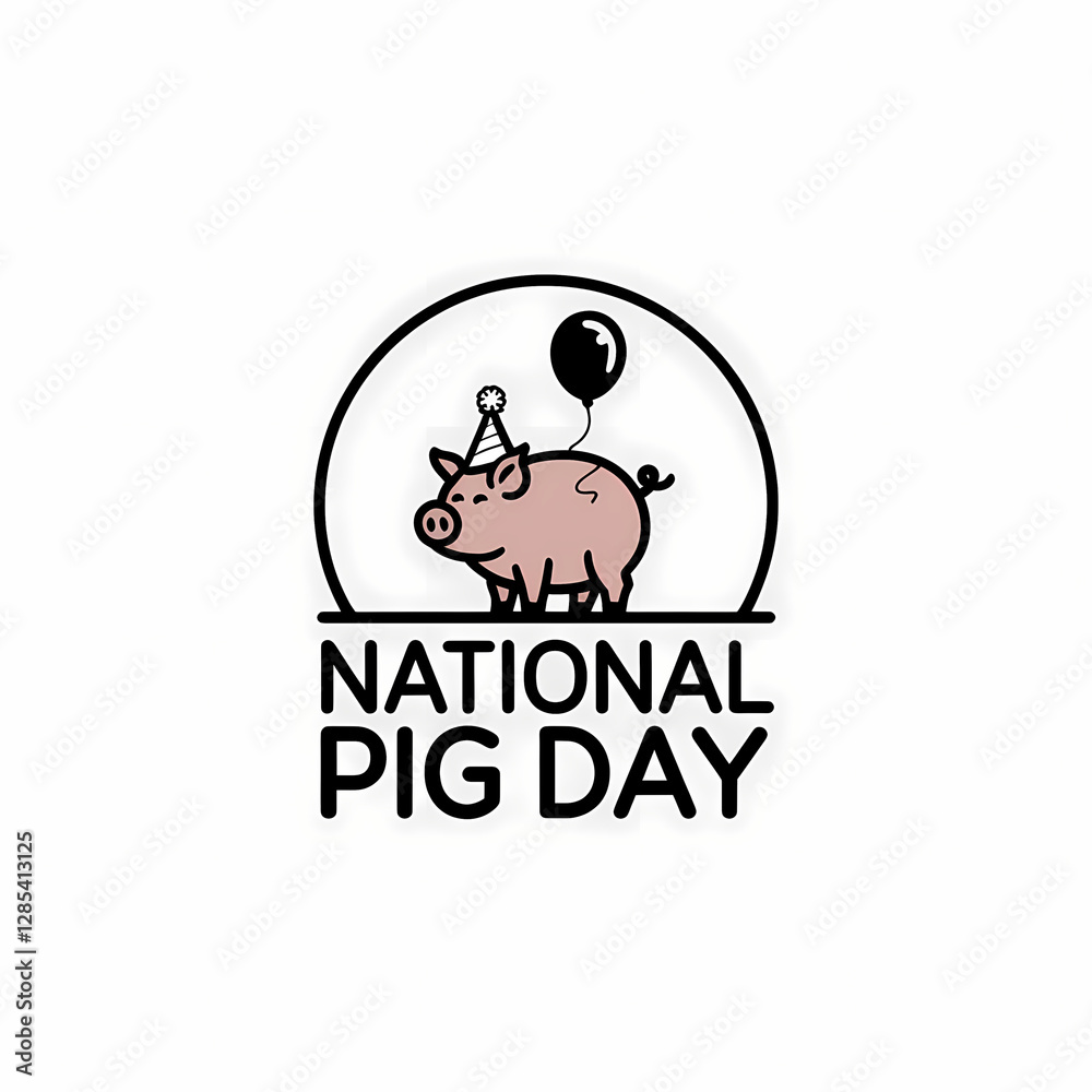 Obraz premium National Pig Day