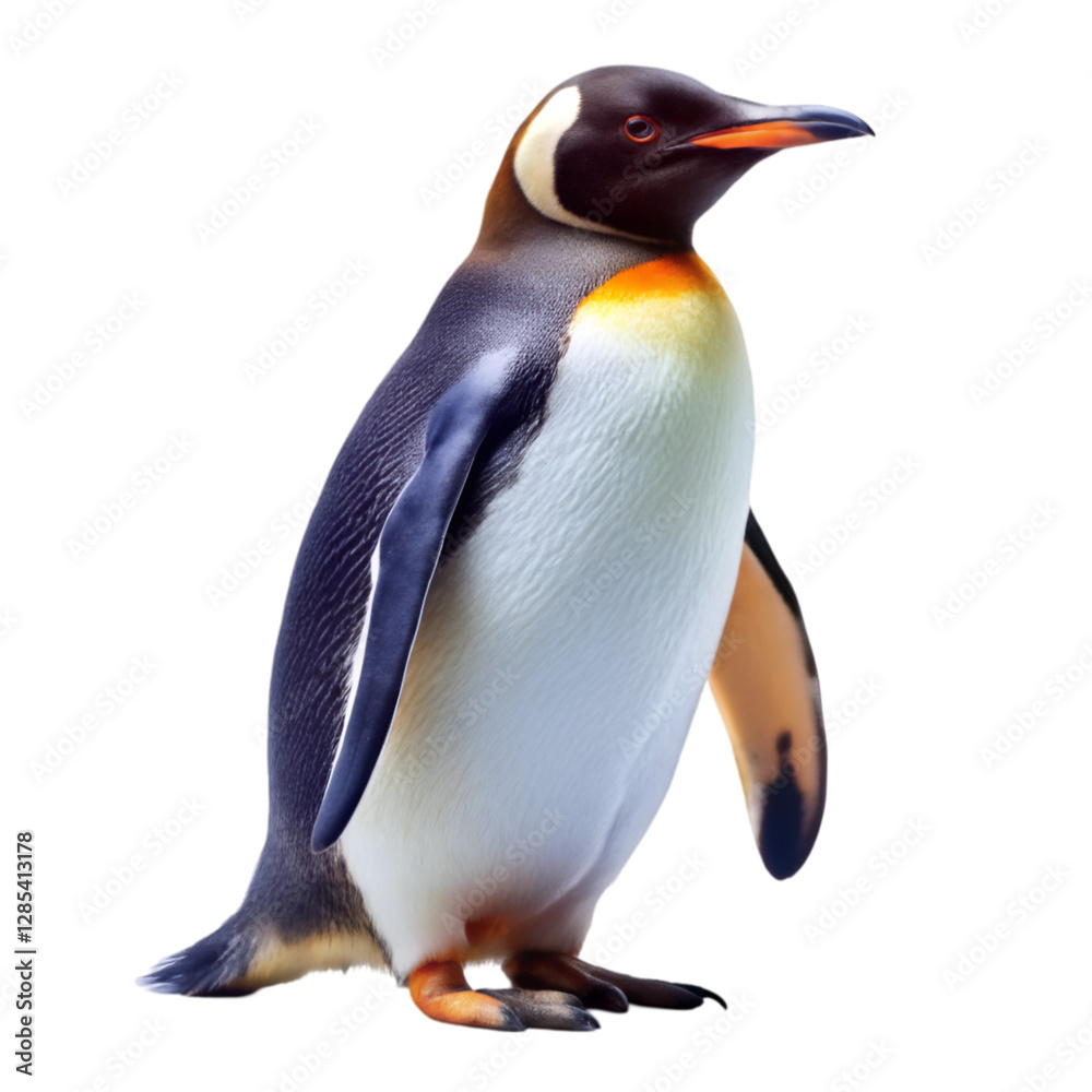 Obraz premium Penguin isolated on transparent background