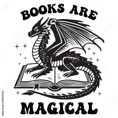 Stylish Vintage T-shirt Design for Avid Readers and Book Lovers
