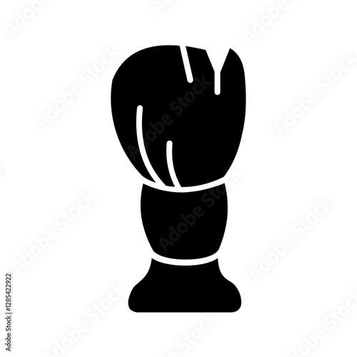 barbershop shaving brush icon