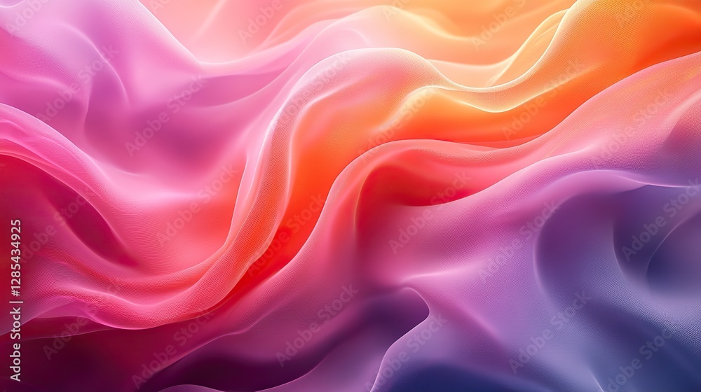 A vibrant abstract background features swirling colors and smooth curves, creating a sense of movement and fluidity A vibrant abstract background features swirling colors and smooth curves, creating a sense of movement and fluidity