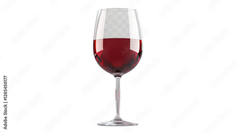 glass of red wine isolated on white background glass of red wine isolated on white background