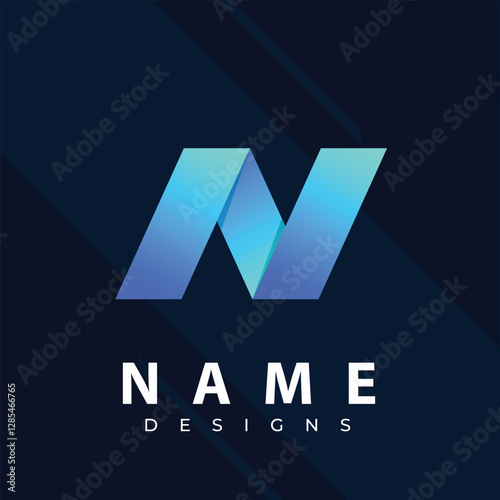 N logo Creative Tech Logos: Unique and Eye-Catching Designs